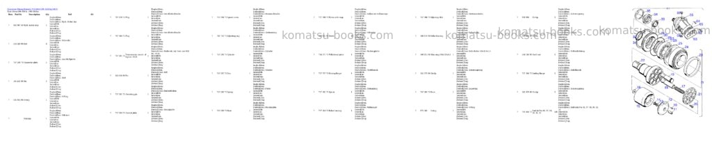 Komatsu pc5500-6 s/n 15031 Parts catalog cover Page 9 Komatsu pc5500-6 s/n 15031 Parts catalog cover Page 9
