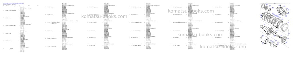 Komatsu pc5500-6 s/n 15131 Parts catalog cover Page 10 Komatsu pc5500-6 s/n 15131 Parts catalog cover Page 10