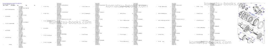 Komatsu pc5500-6 s/n 15034 Parts catalog cover Page 10 Komatsu pc5500-6 s/n 15034 Parts catalog cover Page 10