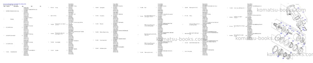 Komatsu pc5500-6e s/n 15036 Parts catalog cover Page 8 Komatsu pc5500-6e s/n 15036 Parts catalog cover Page 8