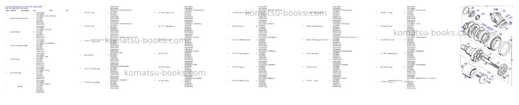 Komatsu pc5500-6 s/n 15040 Parts catalog cover Page 9