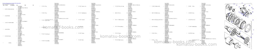 Komatsu pc5500-6 s/n 15041 Parts catalog cover Page 10