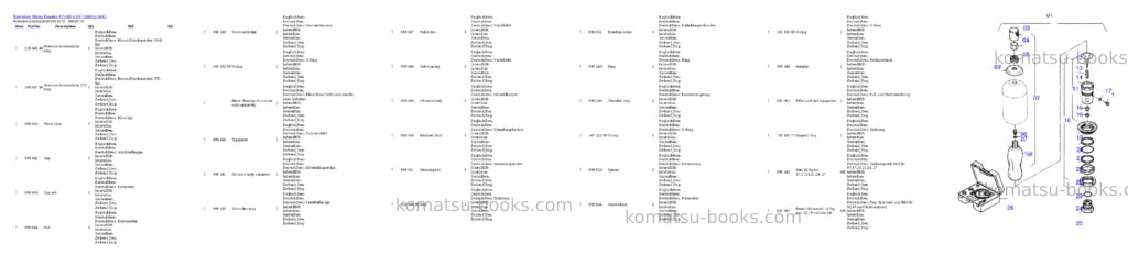 Komatsu pc5500-6 s/n 15041 Parts catalog cover Page 4