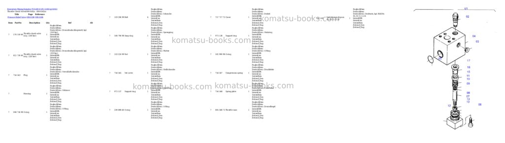 Komatsu pc5500-6 s/n 15041 Parts catalog cover Page 9
