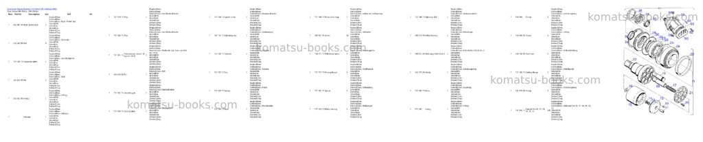 Komatsu pc5500-6 s/n 15042 Parts catalog cover Page 10 Komatsu pc5500-6 s/n 15042 Parts catalog cover Page 10