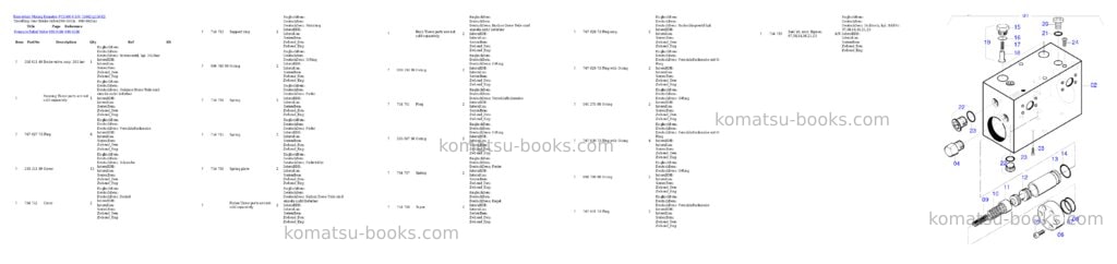 Komatsu pc5500-6 s/n 15042 Parts catalog cover Page 8 Komatsu pc5500-6 s/n 15042 Parts catalog cover Page 8
