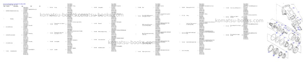 Komatsu pc5500-6e s/n 15044 Parts catalog cover Page 8 Komatsu pc5500-6e s/n 15044 Parts catalog cover Page 8