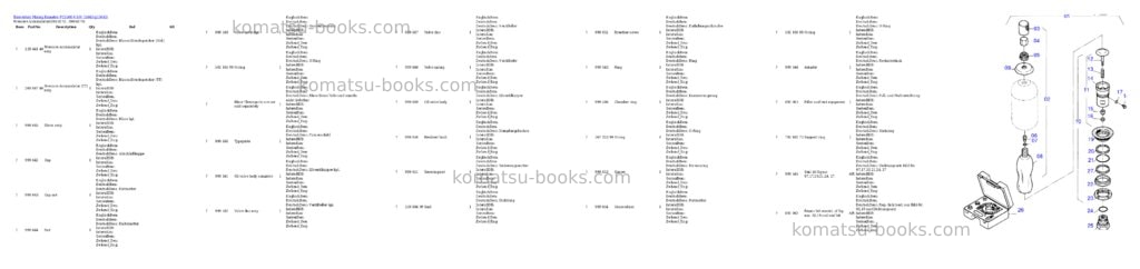 Komatsu pc5500-6 s/n 15045 Parts catalog cover Page 4