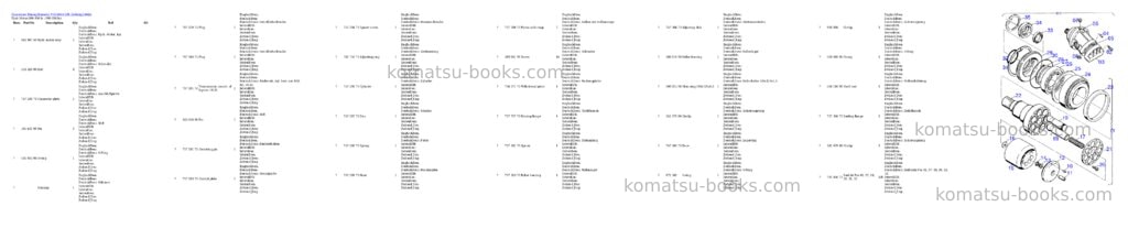 Komatsu pc5500-6 s/n 15045 Parts catalog cover Page 9