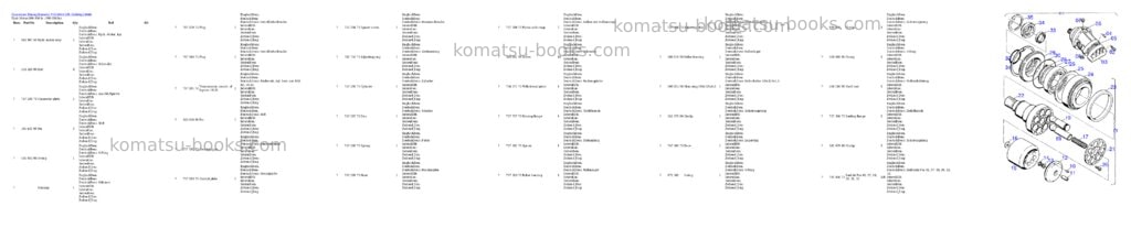 Komatsu pc5500-6 s/n 15046 Parts catalog cover Page 9
