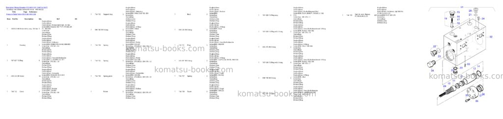 Komatsu pc5500-6 s/n 15047 Parts catalog cover Page 8 Komatsu pc5500-6 s/n 15047 Parts catalog cover Page 8