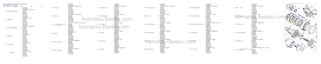 Komatsu pc5500-6e s/n 15048 Parts catalog cover Page 6 Komatsu pc5500-6e s/n 15048 Parts catalog cover Page 6