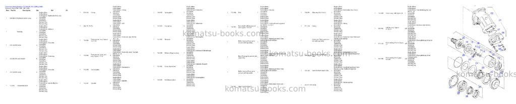 Komatsu pc5500-6e s/n 15048 Parts catalog cover Page 7 Komatsu pc5500-6e s/n 15048 Parts catalog cover Page 7