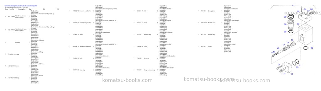 Komatsu pc5500-6e s/n 15050 Parts catalog cover Page 10