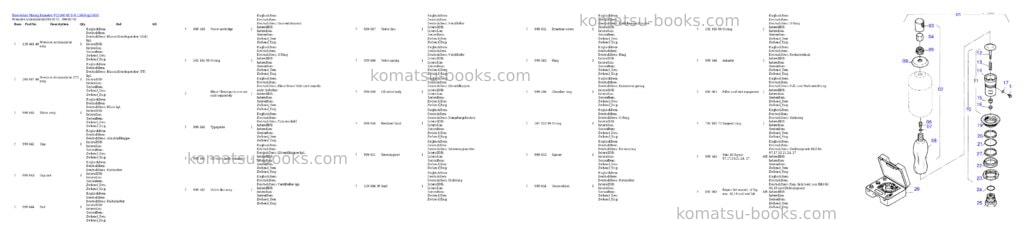 Komatsu pc5500-6e s/n 15050 Parts catalog cover Page 2