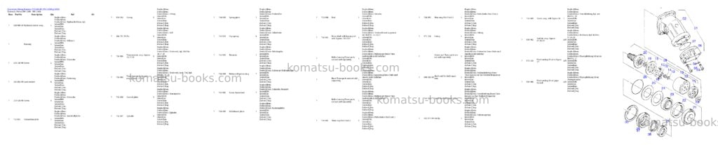 Komatsu pc5500-6e s/n 15050 Parts catalog cover Page 9