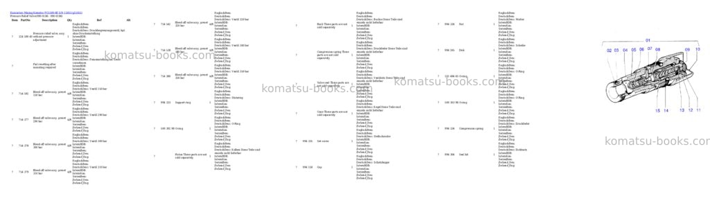 Komatsu pc5500-6e s/n 15051 Parts catalog cover
