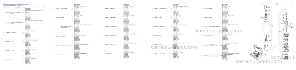 Komatsu pc5500-6e s/n 15051 Parts catalog cover Page 2