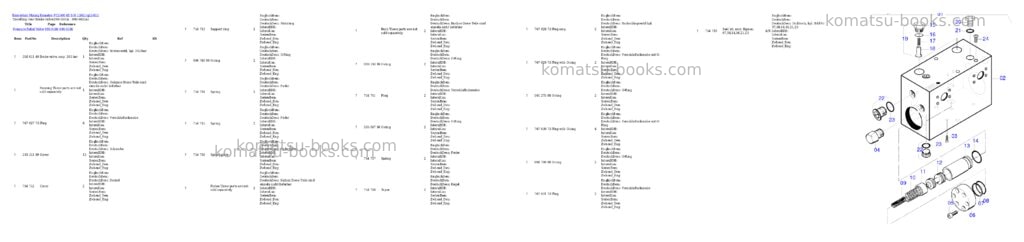 Komatsu pc5500-6e s/n 15051 Parts catalog cover Page 6