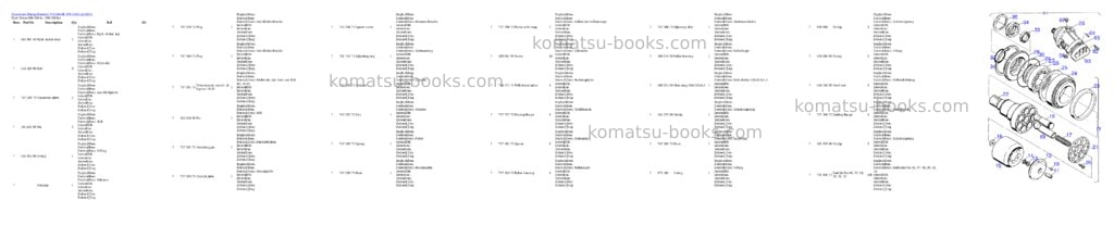 Komatsu pc5500-6e s/n 15051 Parts catalog cover Page 7