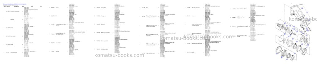 Komatsu pc5500-6e s/n 15051 Parts catalog cover Page 8