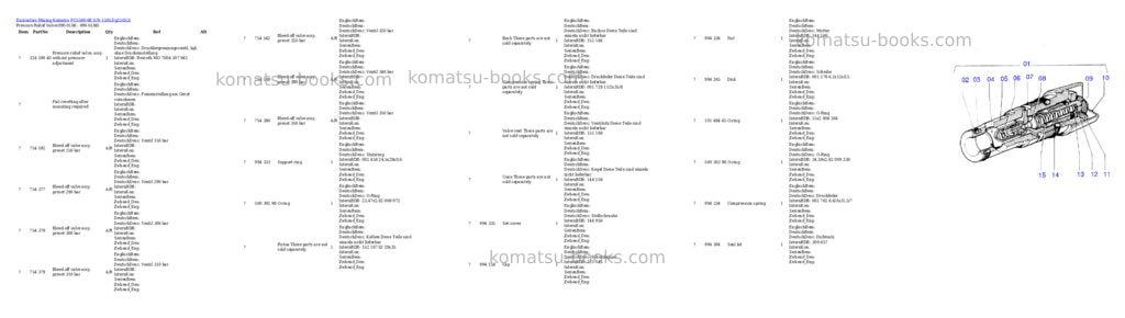 Komatsu pc5500-6e s/n 15053 Parts catalog cover