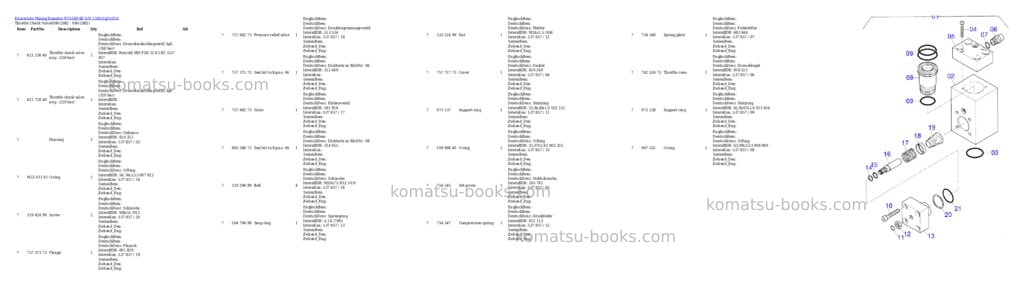 Komatsu pc5500-6e s/n 15053 Parts catalog cover Page 10