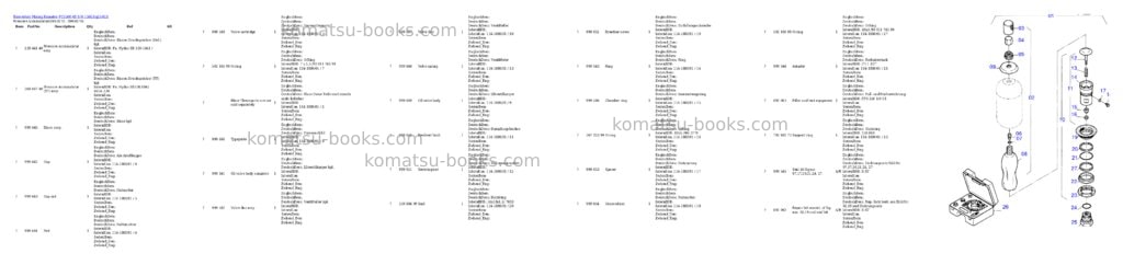 Komatsu pc5500-6e s/n 15053 Parts catalog cover Page 2
