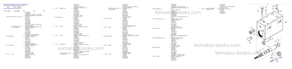 Komatsu pc5500-6e s/n 15053 Parts catalog cover Page 6
