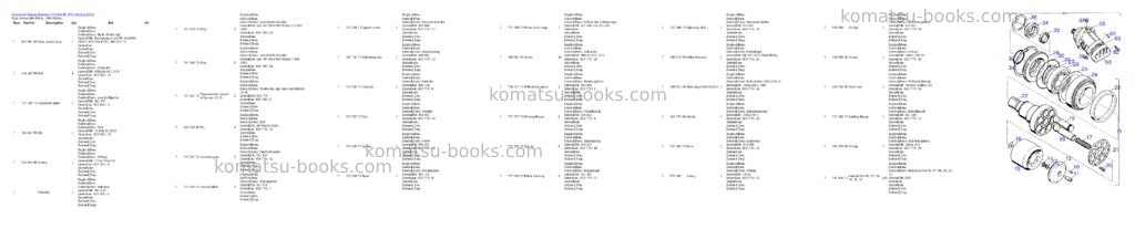 Komatsu pc5500-6e s/n 15053 Parts catalog cover Page 8