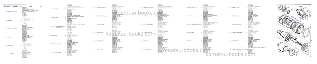 Komatsu pc5500-6 s/n 15054 Parts catalog cover Page 10