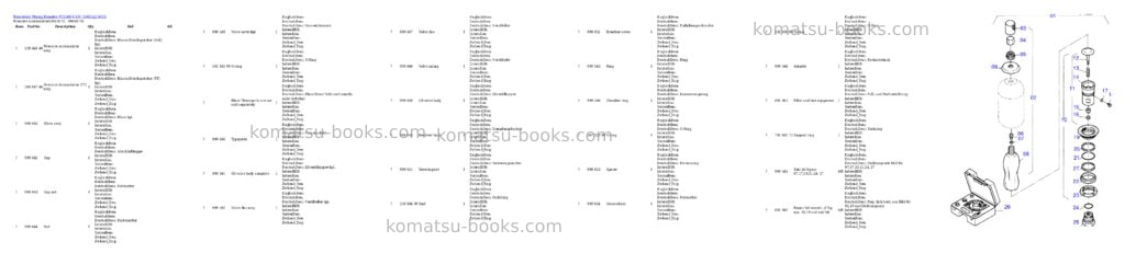 Komatsu pc5500-6 s/n 15055 Parts catalog cover Page 4