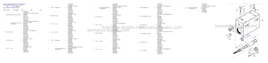 Komatsu pc5500-6 s/n 15055 Parts catalog cover Page 8