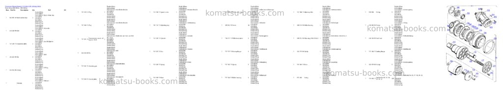 Komatsu pc5500-6 s/n 15055 Parts catalog cover Page 9