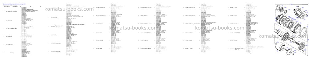 Komatsu pc5500-6 s/n 15057 Parts catalog cover Page 10 Komatsu pc5500-6 s/n 15057 Parts catalog cover Page 10