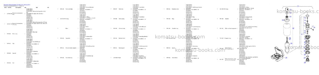Komatsu pc5500-6 s/n 15057 Parts catalog cover Page 4 Komatsu pc5500-6 s/n 15057 Parts catalog cover Page 4