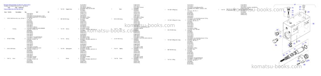 Komatsu pc5500-6 s/n 15057 Parts catalog cover Page 8 Komatsu pc5500-6 s/n 15057 Parts catalog cover Page 8