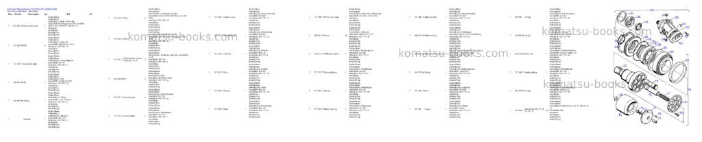 Komatsu pc5500-6 s/n 15058 Parts catalog cover Page 10 Komatsu pc5500-6 s/n 15058 Parts catalog cover Page 10