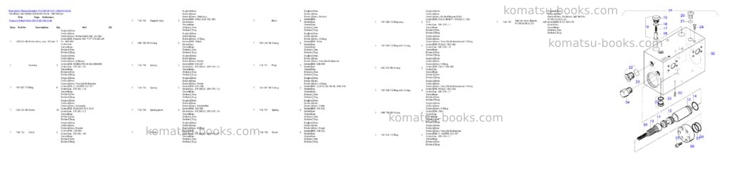 Komatsu pc5500-6e s/n 15059 Parts catalog cover Page 6 Komatsu pc5500-6e s/n 15059 Parts catalog cover Page 6