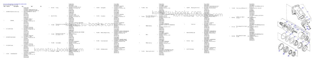 Komatsu pc5500-6e s/n 15059 Parts catalog cover Page 9 Komatsu pc5500-6e s/n 15059 Parts catalog cover Page 9