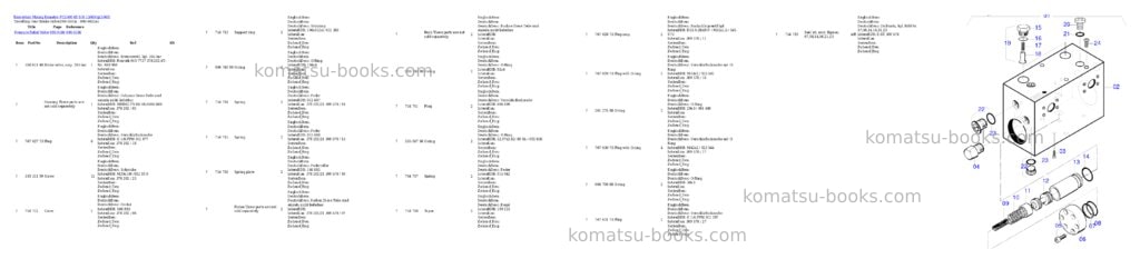 Komatsu pc5500-6e s/n 15060 Parts catalog cover Page 6 Komatsu pc5500-6e s/n 15060 Parts catalog cover Page 6
