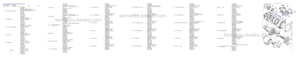 Komatsu pc5500-6e s/n 15060 Parts catalog cover Page 8 Komatsu pc5500-6e s/n 15060 Parts catalog cover Page 8