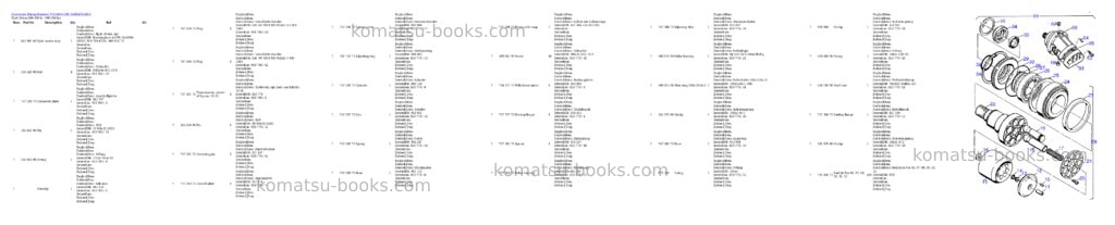 Komatsu pc5500-6 s/n 15063 Parts catalog cover Page 10 Komatsu pc5500-6 s/n 15063 Parts catalog cover Page 10