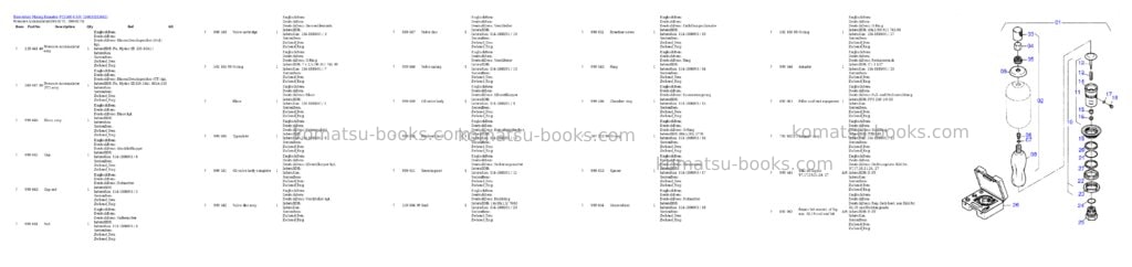 Komatsu pc5500-6 s/n 15063 Parts catalog cover Page 4 Komatsu pc5500-6 s/n 15063 Parts catalog cover Page 4