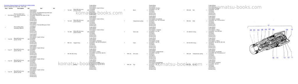 Komatsu pc5500-6e s/n 15064 Parts catalog cover Komatsu pc5500-6e s/n 15064 Parts catalog cover