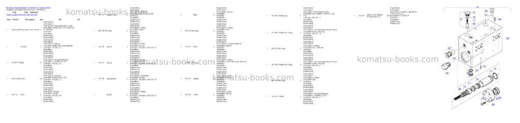Komatsu pc5500-6e s/n 15064 Parts catalog cover Page 6 Komatsu pc5500-6e s/n 15064 Parts catalog cover Page 6