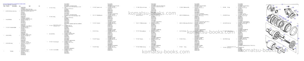 Komatsu pc5500-6e s/n 15064 Parts catalog cover Page 8 Komatsu pc5500-6e s/n 15064 Parts catalog cover Page 8
