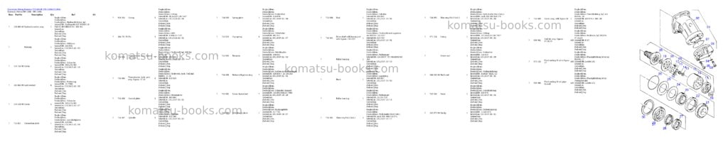 Komatsu pc5500-6e s/n 15064 Parts catalog cover Page 9 Komatsu pc5500-6e s/n 15064 Parts catalog cover Page 9