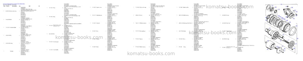 Komatsu pc5500-6 s/n 15065 Parts catalog cover Page 10 Komatsu pc5500-6 s/n 15065 Parts catalog cover Page 10