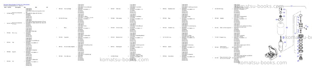 Komatsu pc5500-6 s/n 15065 Parts catalog cover Page 4 Komatsu pc5500-6 s/n 15065 Parts catalog cover Page 4